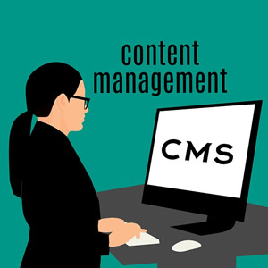 Content Management - CMS graphic