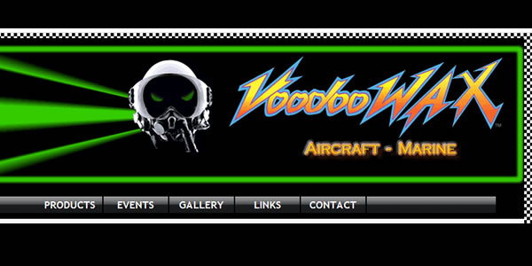 voodoowax.com website homepage screenshot