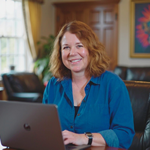 Portrait of Laura Rider, Founder and Web Designer at Grateful Web Services